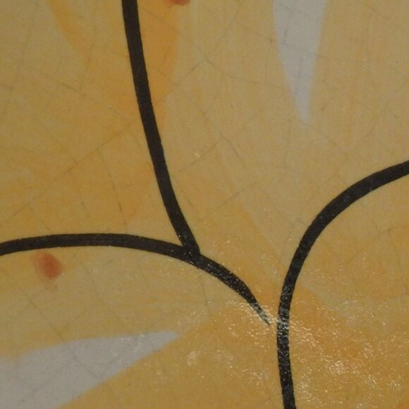 World Bazaars Lemon Citrus 13" Scalloped Serving Bowl Centerpiece Salad Fruit - Picture 5 of 8